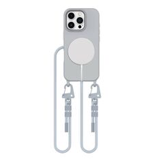 Case IPHONE 16 PRO MAX Tech-Protect Magnecklace MagSafe Crayon gray 5906302311989