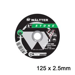 [Product / Manufacturer_name] Δίσκος Κοπής Δομικών Υλικών Waltter 125x2.5mm 1252522 5310346001407 έως 12 Άτοκες Δόσεις