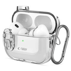 Case APPLE AIRPODS PRO 1 / 2 Tech-Protect Slim Hook Clear transparent 5906302371808