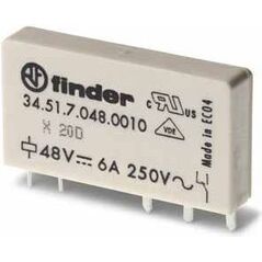 Finder Przekaźnik miniaturowy 1P 6A 60V DC (34.51.7.060.0010) 3333964 8012823217253