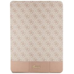 Etui Guess 4G Stripe Allover na iPad 10.9" - różowe 3666339111632