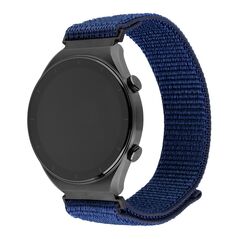 Fixed Strap for Samsung Galaxy Watch 4/5/Active 2, Huawei Watch GT 3 (42mm)/GT 3 Pro (43mm) - Fixed Nylon Sporty Strap - Dark Blue 8591680161492 έως 12 άτοκες Δόσεις