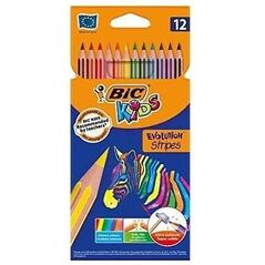 Bic Kredki Eco Evolution Stripes 12 kolorów (950522) 4581622 3086123499102