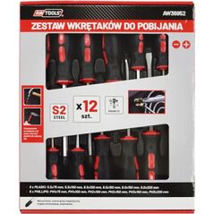 AWTools Zestaw wkrętaków do pobijania 12szt. (AW36952) 5772665 5903041034285