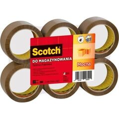 3M Taśma pakowa SCOTCH® (S5066F6), akrylowa, 50mm, 66m, brązowa - 8021684006005 768524 8021684006005