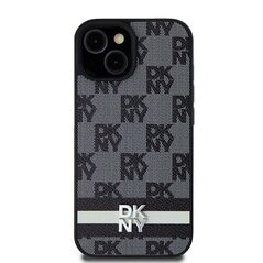 DKNY Samsung Galaxy S24 Ultra Pouch - DKNY Leather Checkered Mono Pattern & Printed Stripes (DKHCS24LPCPTSSK) - Black 3666339276850 έως 12 άτοκες Δόσεις