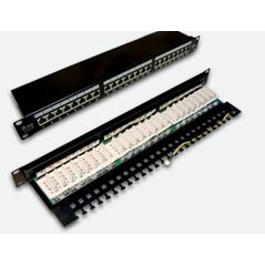 Alantec Patch panel STP kat.5e 24 porty LSA 1U