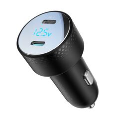 JoyRoom - Car Charger (JR-CCD02) - 2x Type-C, Digital Display, Fast Charging, 70W - Black 6956116776855 έως 12 άτοκες Δόσεις