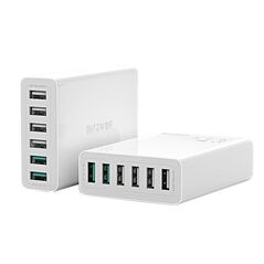 Blitzwolf BW-S15 Charger 6x USB , QC 3.0, 60 W (white) 5907489604321