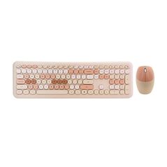 Wireless keyboard + mouse set MOFII 666 2.4G (beige) 6950125749725