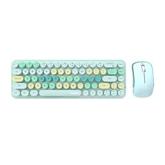 Wireless keyboard + mouse set MOFII Bean 2.4G (Green) 6950125750196