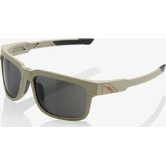 100% Okulary 100% TYPE-S Soft Tact Quicksand - Grey PEAKPOLAR Lens (Szkła Polaryzacyjne Szare, przepuszczalność światła 17%)