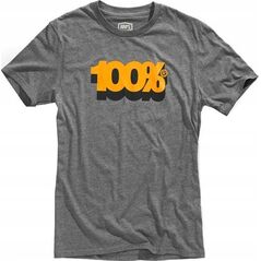 100% T-shirt 100% VOLTA krótki rekaw Grey roz. L (NEW)