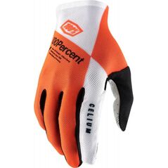 100% Rękawiczki 100% CELIUM Glove fluo orange white roz. M (długość dłoni 187-193 mm) (NEW)