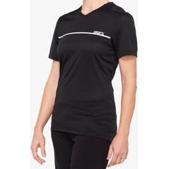 100% Koszulka damska 100% RIDECAMP Women's Jersey krótki rękaw black grey roz. M (NEW 2021)