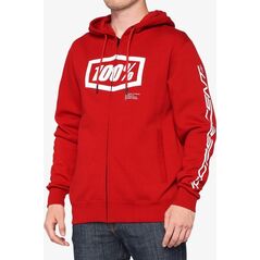 100% Bluza męska 100% SYNDICATE Hooded Zip Sweatshirt Chili Pepper roz. XL (NEW)