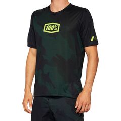 100% Koszulka męska 100% AIRMATIC LE Jersey krótki rękaw black camo roz. S (NEW 2022)