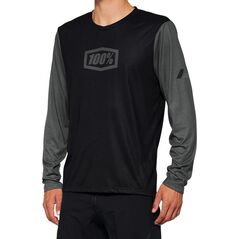 100% Koszulka męska 100% AIRMATIC Long Sleeve black roz. XL (NEW 2022)