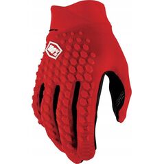 100% Rękawiczki 100% GEOMATIC Gloves Red - S (długość dłoni 181-187 mm) (NEW 2022)