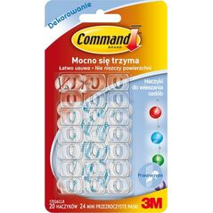 3M Command Haczyki 20szt plastikowe 3M