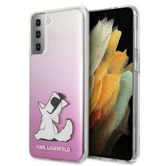 Original Case SAMSUNG GALAXY S21+ Karl Lagerfeld Hardcase Choupette Fun (KLHCS21MCFNRCPI) pink 3700740496978