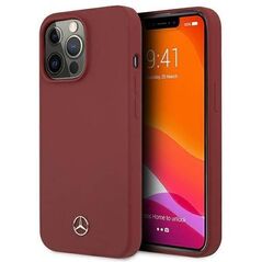 Case IPHONE 13 PRO MAX Mercedes Hardcase Silicone Line (MEHCP13XSILRE) red 3666339019846