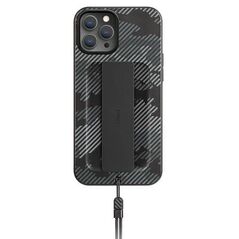 UNIQ case Heldro iPhone 12/12 Pro 6.1" black camo/charcoal camo Antimicrobial 8886463676646