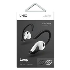 UNIQ Loop Sports Ear Hooks AirPods white-black/white-black dual pack 8886463679807