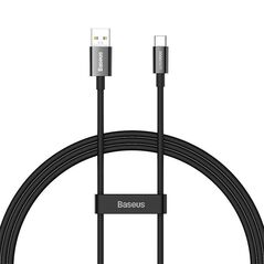 Cable USB-C to USB-C Baseus Cafule, 100W, 1m (black) 6932172612917