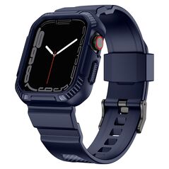 Strap + case Kingxbar CYF106 2w1 Apple Watch 4/5/6/7/SE/8/9 40/41mm blue