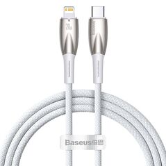 Baseus Glimmer USB-C/Lightning, 20W, 1m (white)