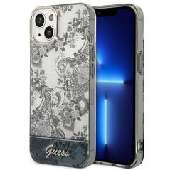 Original Case IPHONE 14 Guess Hardcase Porcelain Collection (GUHCP14SHGPLHG) gray 3666339090708