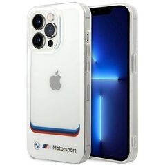 Original Case IPHONE 14 PRO MAX BMW Transparent Center (BMHCP14X22HMCH) white 3666339067830