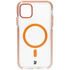 Bizon Case Marco Apple iPhone 11 clear with orange frame