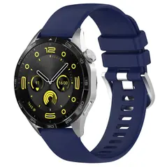 Bizon Strap Watch Silicone Pro Huawei Watch GT 5 Pro 42mm/GT 5 41mm/GT 4 41mm navy blue