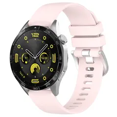 Bizon Strap Watch Silicone Pro Huawei Watch GT 5 Pro 42mm/GT 5 41mm/GT 4 41mm powder pink