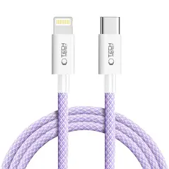 Tech-Protect Ultraboost Lite USB-C / Lightning Cable PD27W/3A 200cm Mauve