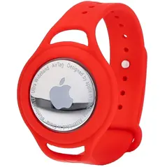 Bizon Case Locator Child Apple AirTag red