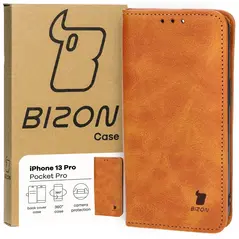 Bizon Case Pocket Pro Apple iPhone 13 Pro brown