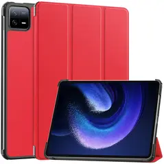 Bizon Case Tab Croc Xiaomi Pad 6 / Pad 6 Pro red