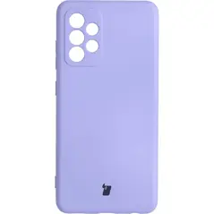 Bizon Case Silicone Samsung Galaxy A52s 5G A52 5G A52 4G light purple