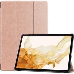 Bizon Case Tab Croc Samsung Galaxy Tab S8 Plus / S7 Plus rose gold