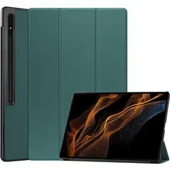 Bizon Case Tab Croc Samsung Galaxy Tab S8 Ultra dark green