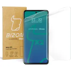 Bizon Glass Hydrogel Moto G72 [2 PACK]