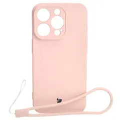 Bizon Case Silicone Apple iPhone 15 Pro light pink