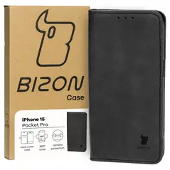 Bizon Case Pocket Pro Apple iPhone 15 black