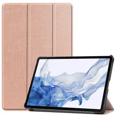 Bizon Case Tab Croc Samsung Galaxy Tab S9 rose gold