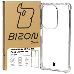 Bizon Case Salpa Xiaomi Poco M6 Pro 4G / Xiaomi Redmi Note 13 Pro 4G clear