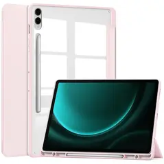 Bizon Case Tab Clear Matt Samsung Galaxy Tab S9 FE Plus light pink