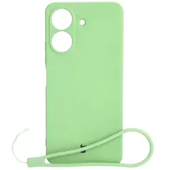 Bizon Case Silicone Redmi 13C / Poco C65 light green